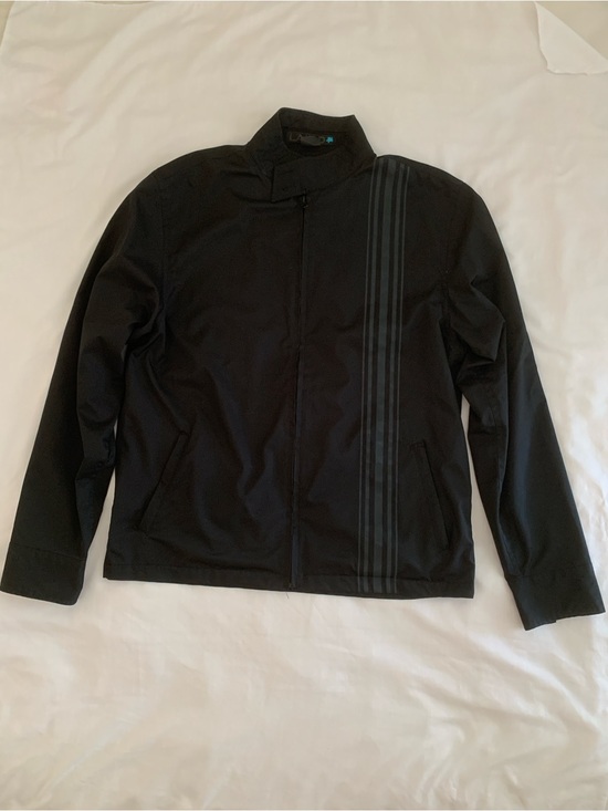 laird Other - Laird Hamilton Performance Track Jacket Black Stripe Large L EUC